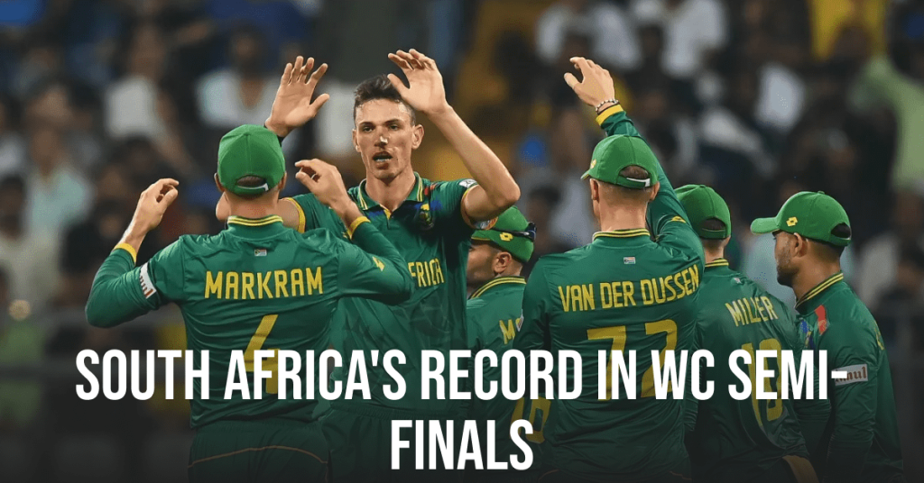 South Africa's Record in ODI WC Semi-Finals-